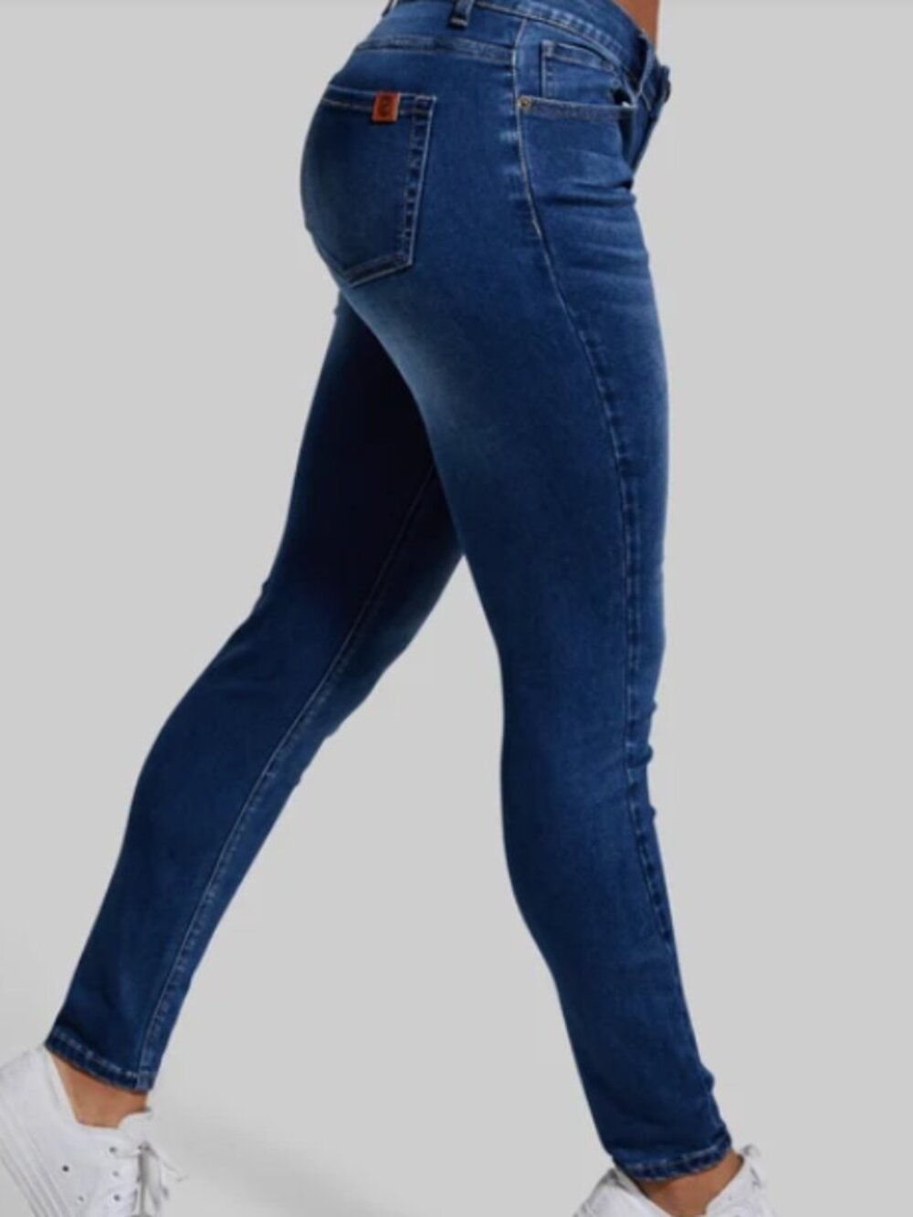 FLEX Stretchy MID-Rise Skinny Jean DARK WASH
